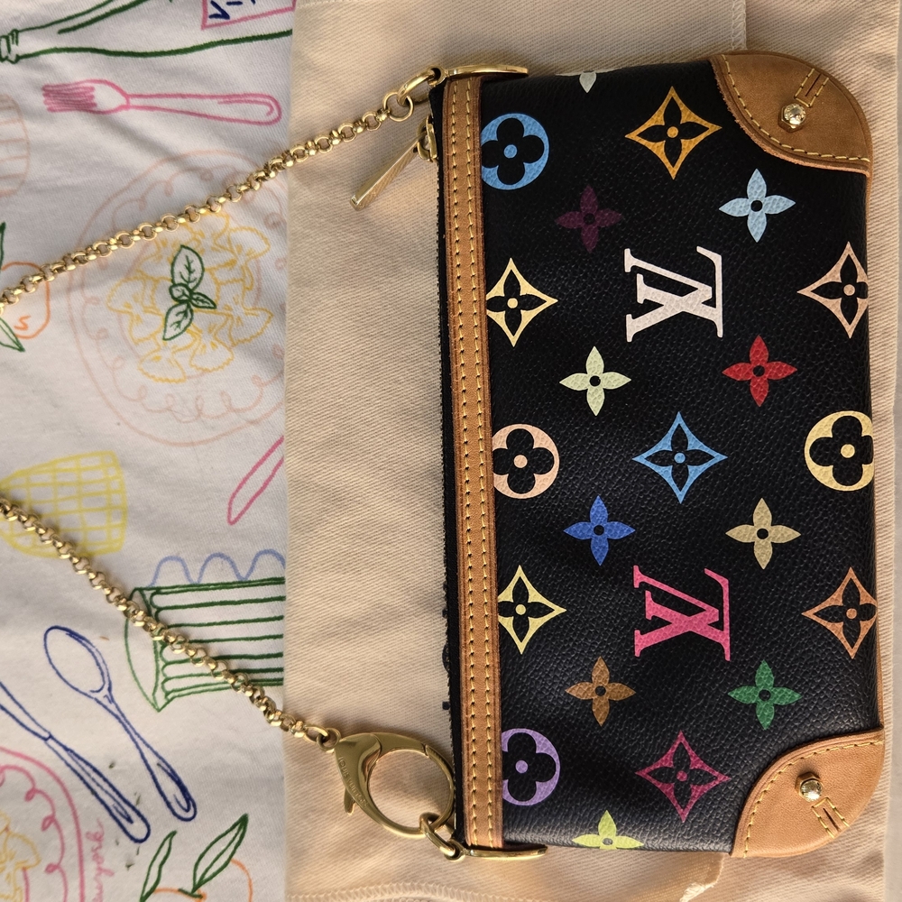 Louis Vuitton x Takashi Murakami Monogram Multicolore Milla MM shoulder bag - Picture 5 of 14